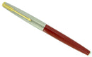 VINTAGE PARKER 61 CLASSIC RED WITH LUSTRALOY CAP RESTORED OFFERED BY ANTIQUE DIGGER