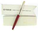 PARKER 61 FOUNTAIN PEN WITH RAINBOW CAP WITH BOX IN RESTORED CONDITION OFFERED BY ANTIQUE DIGGER