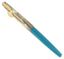 CIRCA 1959 PARKER 61 HERITAGE CAPTURQUOISE FOUNTAIN PEN NOS MINT IN BOX OFFERED BY ANTIQUE DIGGER