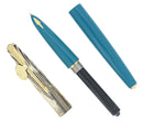 CIRCA 1959 PARKER 61 HERITAGE CAPTURQUOISE FOUNTAIN PEN NOS MINT IN BOX OFFERED BY ANTIQUE DIGGER