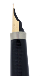 C1966 PARKER 75 STERLING SILVER GRID PATTERN FLAT TASSIES 66 NIB FOUNTAIN PEN NEVER INKED OFFERED BY ANTIQUE DIGGER