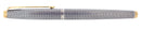 C1966 PARKER 75 STERLING SILVER GRID PATTERN FLAT TASSIES 66 NIB FOUNTAIN PEN NEVER INKED OFFERED BY ANTIQUE DIGGER