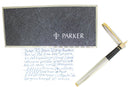 PARKER 75 GRAIN D'ORGE MODEL 18K FINE NIB FOUNTAIN PEN RESTORED OFFERED BY ANTIQUE DIGGER