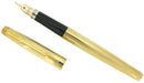 CIRCA 1973 PARKER 75 IMPERIAL FOUNTAIN PEN 22K GOLD ELECTROPLATE JUST SERVICED OFFERED BY ANTIQUE DIGGER