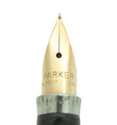 CIRCA 1973 PARKER 75 IMPERIAL FOUNTAIN PEN 22K GOLD ELECTROPLATE JUST SERVICED OFFERED BY ANTIQUE DIGGER