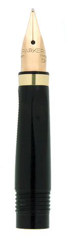 PARKER 75 FRENCH 14K/585 FOUNTAIN PEN SECTION & NIB - MEDIUM POINT OFFERED BY ANTIQUE DIGGER