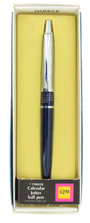 CIRCA 1972 PARKER CALENDAR JOTTER IN ORIGNAL BOX NEW OLD STOCK OFFERED BY ANTIQUE DIGGER