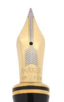 CIRCA 1990 PARKER DUOFOLD CENTENNIAL SPECIAL EDITION ORANGE FOUNTAIN PEN & PENCIL SET