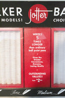 CIRCA 1960s PARKER JOTTER COUNTERTOP ADVERTISING DISPLAY CASE GLASS FRONT OFFERED BY ANTIQUE DIGGER