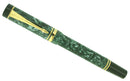 1993 PARKER DUOFOLD INTERNATIONAL GREEN MARBLE FOUNTAIN PEN 18K NIB NEW IN BOX OFFERED BY ANTIQUE DIGGER