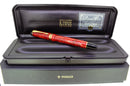 1996 PARKER DUOFOLD JASPER RED ROLLERBALL PEN MINT NEW IN BOX MADE IN UK OFFERED BY ANTIQUE DIGGER