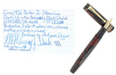 CIRCA 1932 PARKER JUNIOR STREAMLINE DUOFOLD BURGUNDY BLACK FOUNTAIN PEN RESTORED OFFERED BY ANTIQUE DIGGER