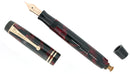 CIRCA 1932 PARKER JUNIOR STREAMLINE DUOFOLD BURGUNDY BLACK FOUNTAIN PEN RESTORED OFFERED BY ANTIQUE DIGGER