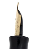 CIRCA 1932 PARKER JUNIOR STREAMLINE DUOFOLD BURGUNDY BLACK FOUNTAIN PEN RESTORED OFFERED BY ANTIQUE DIGGER