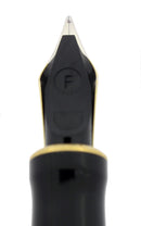 PARKER BLACK DUOFOLD DEALER DEMONSTRATOR SAMPLE FOUNTAIN PEN W/18K NIB OFFERED BY ANTIQUE DIGGER