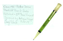 CIRCA 1923 PARKER DUOFOLD SENIOR JADE PENCIL 1ST YEAR IMPRINT RESTORED OFFERED BY ANTIQUE DIGGER