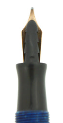 RESTORED CIRCA 1931 PARKER DUOFOLD LAPIS WHITE ON BLUE FOUNTAIN PEN NEAR MINT OFFERED BY ANTIQUE DIGGER