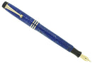 RESTORED CIRCA 1931 PARKER DUOFOLD LAPIS WHITE ON BLUE FOUNTAIN PEN NEAR MINT OFFERED BY ANTIQUE DIGGER