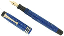 RESTORED CIRCA 1931 PARKER DUOFOLD LAPIS WHITE ON BLUE FOUNTAIN PEN NEAR MINT OFFERED BY ANTIQUE DIGGER
