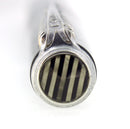 1939 PARKER SILVER PEARL CELLULOID SENIOR MAXIMA PENCIL RARE COIN STACK CAP BAND RESTORED OFFERED BY ANTIQUE DIGGER