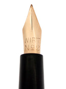CIRCA 1905 WIRT TAPER CAP SNAIL GOLD FILLED OVERLAY FOUNTAIN PEN RESTORED OFFERED BY ANTIQUE DIGGER