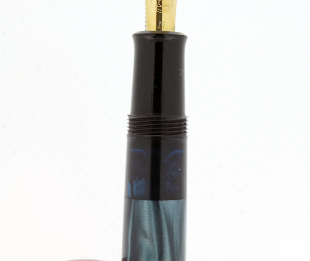 PELIKAN M200 BLUE MARBLED FOUNTAIN PEN SERVICED & READY TO WRITE