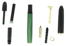 CIRCA 1950s PELIKAN 400NN FOUNTAIN PEN GREEN STRIATED CELLULOID B-BBB NIB RESTORED OFFERED BY ANTIQUE DIGGER