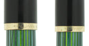 CIRCA 1950s PELIKAN 400NN FOUNTAIN PEN GREEN STRIATED CELLULOID B-BBB NIB RESTORED OFFERED BY ANTIQUE DIGGER