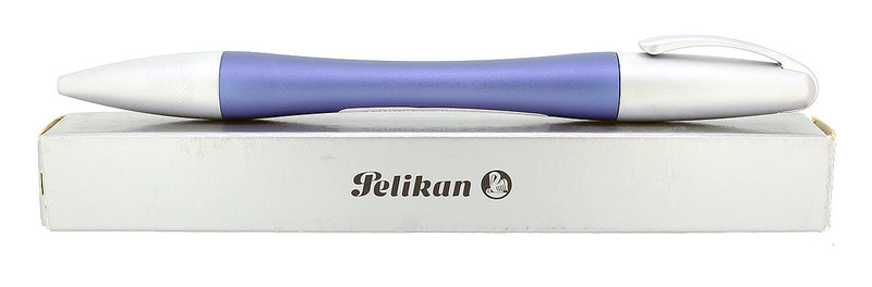 CIRCA 2007 NEW IN BOX PELIKAN K73 BELLE ALU-BLAU MATTE BLUE AND ALUMINUM BALLPOINT PEN OFFERED BY ANTIQUE DIGGER