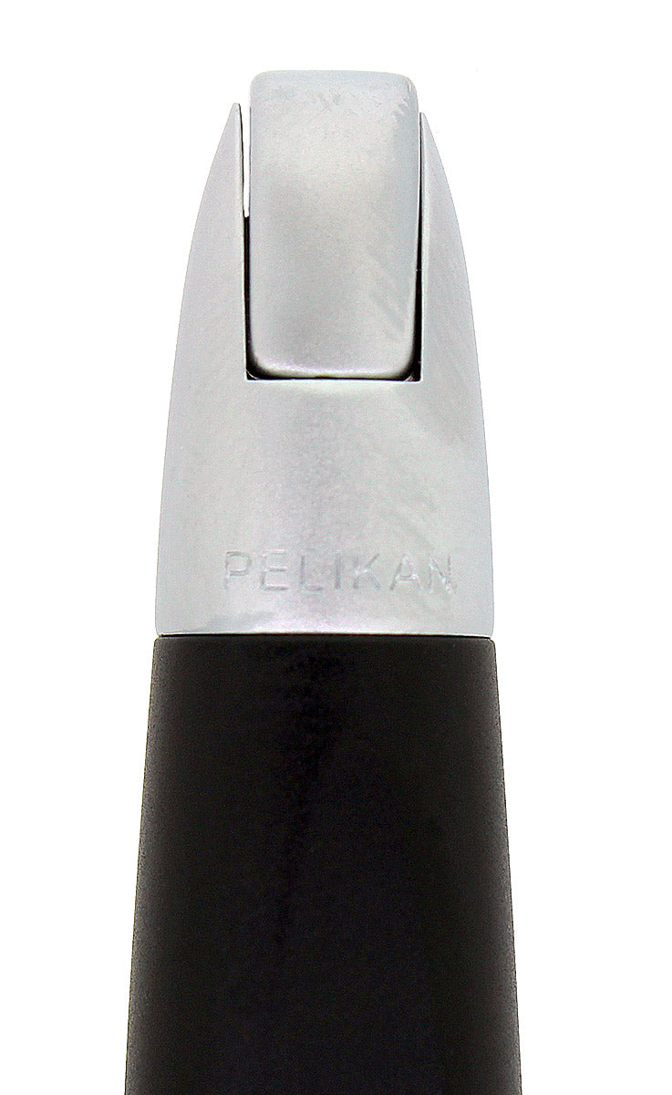 CIRCA 2007 NEW IN BOX PELIKAN K74 FORM BLACK AND ALUMINUM BALLPOINT PEN OFFERED BY ANTIQUE DIGGER