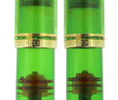 PRE 1990 PELIKAN M200 TRANSPARENT GREEN DEMONSTRATOR FOUNTAIN PEN XXF - BBB NIB RESTORED OFFERED BY ANTIQUE DIGGER
