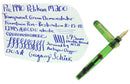 PRE 1990 PELIKAN M200 TRANSPARENT GREEN DEMONSTRATOR FOUNTAIN PEN XXF - BBB NIB RESTORED OFFERED BY ANTIQUE DIGGER