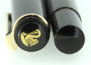 PELIKAN M200 BLACK FOUNTAIN PEN MED NIB NEW OLD STOCK STICKERED NEVER INKED OFFERED BY ANTIQUE DIGGER