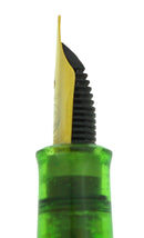 PRE 1990 PELIKAN M200 TRANSPARENT GREEN DEMONSTRATOR FOUNTAIN PEN XXF - BBB NIB RESTORED OFFERED BY ANTIQUE DIGGER