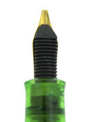 PRE 1990 PELIKAN M200 TRANSPARENT GREEN DEMONSTRATOR FOUNTAIN PEN XXF - BBB NIB RESTORED OFFERED BY ANTIQUE DIGGER