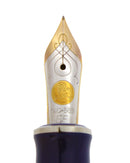 PELIKAN M605 SOUVERAN DARK BLUE FOUNTAIN PEN 14K EXTRA FINE NIB NEW OLD STOCK OFFERED BY ANTIQUE DIGGER