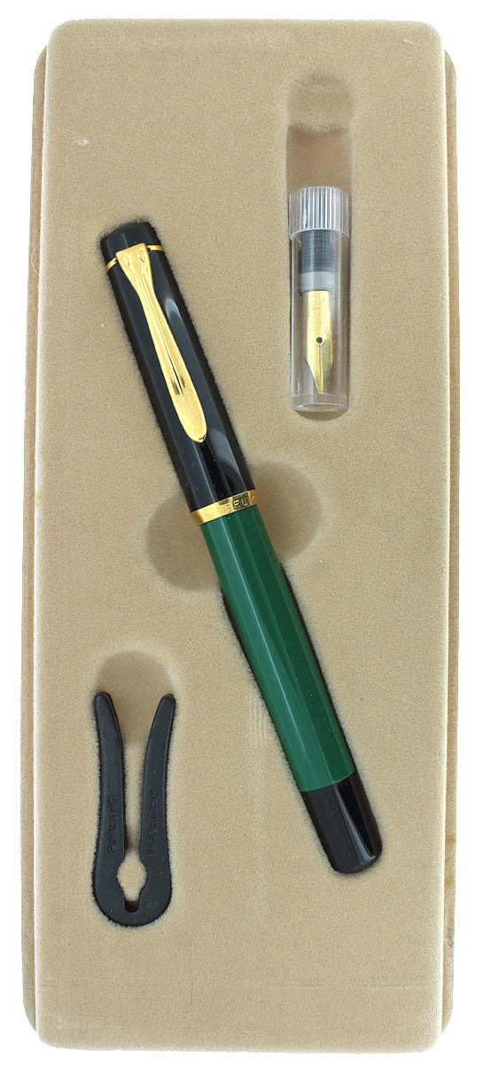 CIRCA 1985 PELIKAN MC 120 DELUXE CALLIGRAPHY FOUNTAIN PEN BOXED MINT OFFERED BY ANTIQUE DIGGER