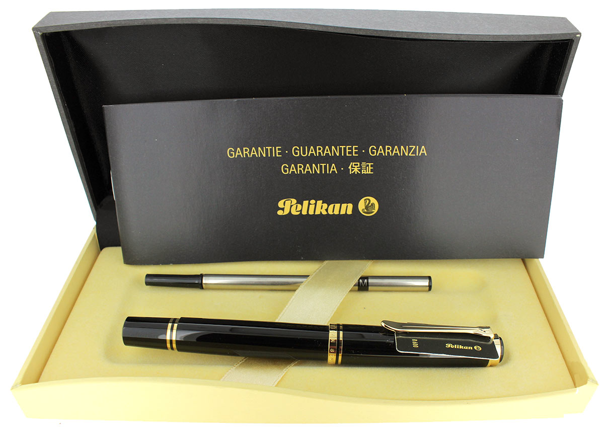 Pelikan R800 Vs R600 PELIKAN R600 SOVEREIGN BLACK ROLLERBALL PEN GOLD TRIM NEW IN BOX NEW ...