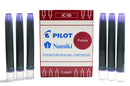 BOX OF 6 PILOT NAMIKI PURPLE INK 0.90ML CARTRIDGES