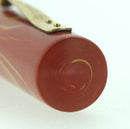 C1928 WATERMAN 52V ROSE RIPPLE HARD RUBBER FOUNTAIN PEN CAP 18K GOLD FILLED TRIM OFFERED BY ANTIQUE DIGGER