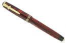 1937 PARKER ROYAL CHALLENGER BURGUNDY SWORD CLIP LARGE SIZE FOUNTAIN PEN RESTORED OFFERED BY ANTIQUE DIGGER