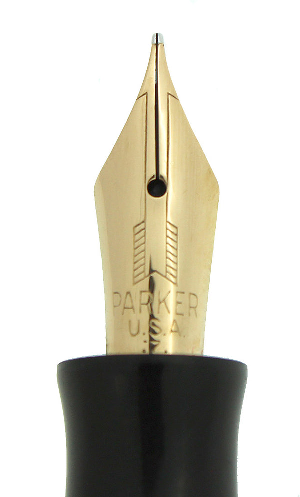 1937 PARKER ROYAL CHALLENGER BURGUNDY SWORD CLIP LARGE SIZE