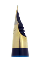 CIRCA 1953 SHEAFFER SENTINEL SNORKEL FOUNTAIN PEN PASTEL BLUE F5 NIB RESTORED