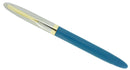 CIRCA 1953 SHEAFFER SENTINEL SNORKEL FOUNTAIN PEN PASTEL BLUE F5 NIB RESTORED