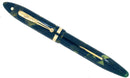 RESTORED CIRCA 1930 SHEAFFER MARINE GREEN OVERSIZE 5 5/8" BALANCE FOUNTAIN PEN OFFER BY ANTIQUE DIGGER