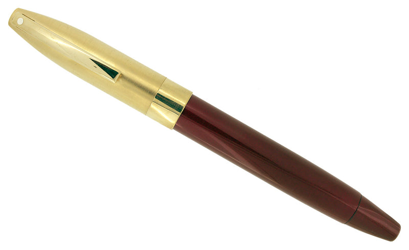 SHEAFFER LEGACY BURGUNDY & GOLD ROLLERBALL PEN NEW IN BOX NEVER INKED OFFERED BY ANTIQUE DIGGER