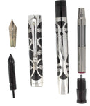 SHEAFFER NOSTALGIA STERLING SILVER FOUNTAIN PEN 14K SMOOTH NIB WITH BOX AND PAPERS OFFERED BY ANTIQUE DIGGER