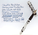 SHEAFFER NOSTALGIA STERLING SILVER FOUNTAIN PEN 14K SMOOTH NIB WITH BOX AND PAPERS OFFERED BY ANTIQUE DIGGER