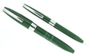SHEAFFER GREEN PFM I FOUNTAIN PEN & PENCIL SET CHALK MARKED IN ORIGINAL BOX NEW OLD STOCK MINT OFFERED BY ANTIQUE DIGGER