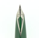 SHEAFFER GREEN PFM I FOUNTAIN PEN & PENCIL SET CHALK MARKED IN ORIGINAL BOX NEW OLD STOCK MINT OFFERED BY ANTIQUE DIGGER